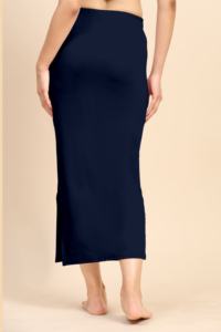 Trendmalls Écologique Anti-Bactérien Respirant Bleu Marine Spandex pour Saree Shapewear Ensemble Moyen Contrôle pour Femmes P02 Modèle - Product Image 6