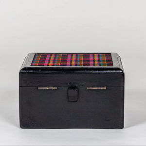 Caja de Joyería de Madera Clásica Personalizada con Diseños Impresos para Accesorios de Hogar de Lujo a Precio de Mayoreo en India - Product Image 1