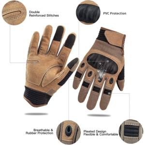 Vente chaude Nouvelle Arrivée XL Taille Gants Tactiques Respirant Coton Doublure En Cuir Matériel Idées Personnalisées Sécurité Utilisation Soudage - Product Image 4