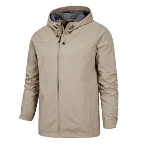 Blouson d'aviateur personnalisé en coton-polyester automne-hiver de haute qualité avec coupe-vent veste d'hiver décontractée avec poche pour le printemps - Product Image 3