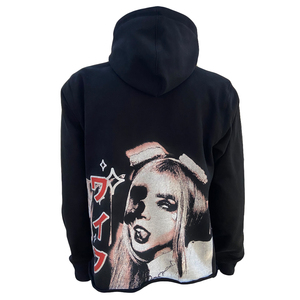 New trendy custom dtg print logo <b>pullover</b> 100% Cotton Sweatshirt Streetwear casual heavyweight fleece baggy hoodie for <b>men</b> - Product Image 6