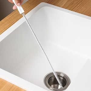 Outil de nettoyage de drain manuel en plastique flexible, pour cuisine et salle de bain, attrape-cheveux, déboucheur manuel, sans électricité - Product Image 5