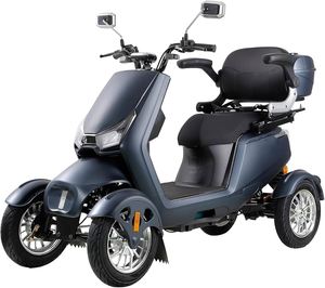 รถเคลื่อนที่ไฟฟ้า 4 ล้อ รุ่นใหม่ แข็งแรงทนทาน สำหรับผู้ใหญ่และผู้สูงอายุ มอเตอร์ทรงพลัง 1000 วัตต์ แบตเตอรี่ใช้งานได้ระยะไกล - Product Image 6