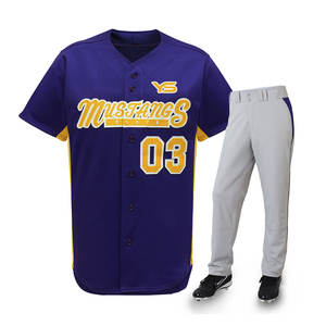 Uniforme de béisbol para deportes al aire libre, de secado rápido, talla grande - Product Image 4