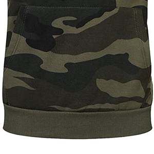 Sweat à capuche personnalisé en coton biologique pour homme, Streetwear, imprimé, unisexe, camouflage, haute qualité, surdimensionné, décontracté, 2023 - Product Image 2