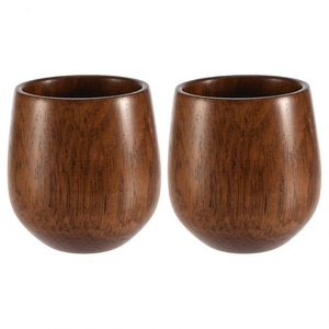 Proveedor al por mayor de vidrio para jugo de madera, vidrio de madera tradicional para el hogar y fiestas, artesanías de vidrio de madera usadas al mejor precio - Product Image 1