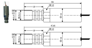 PPM-T314A độ chính xác cao 4-20mA 0-5V 1-5V Cảm biến áp suất-40-150 ℃ cảm biến áp suất nhiệt độ cao - Product Image 6