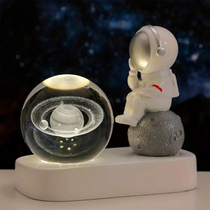 Astronaut Galaxy LED Desk <b>Lamp</b> - Assorted Colors - Product Image 4