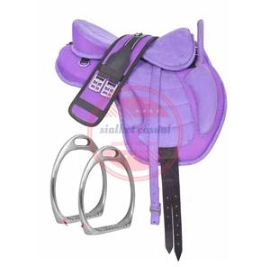 Selle de cheval en cuir personnalisée de haute qualité Selle d'équitation confortable - Product Image 5