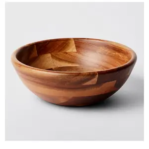 相思木碗目标畅销沙拉碗拼盘定制尺寸印度制造