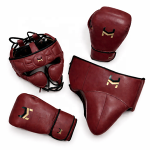 Kit de Boxeo OEM Personalizado Morado de Última Moda, Más Vendido, para Entrenamiento, Fabricado con Cuero Vacuno Genuino, Equipo de Artes Marciales Mixtas - Product Image 6