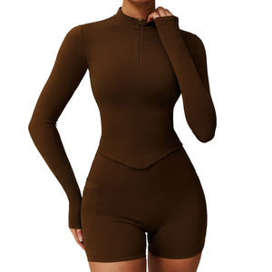 Conjunto de Leggings y Sujetador Deportivo de Alta Calidad para Mujer, Ropa de Gimnasio, Material de Nailon y Elastano de Alta Calidad, Conjuntos de Yoga sin Costuras - Product Image 4