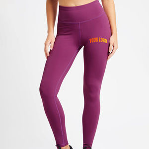 Women's Mid Waist Scrunch Butt Yoga Pants Solid Pattern <b>Gym</b> Workout <b>Leggings</b> with Shaping Waist and Hips - Product Image 1