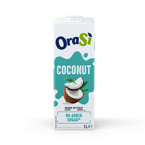 Bevanda Vegetale al Cocco OraSi Senza Zuccheri Aggiunti per Distributori, Bevanda Salutare 1 Litro, 12 Unità - Product Image 1