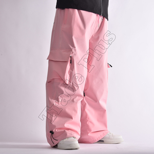 Pantalon de ski respirant et coupe-vent pour hommes, avec fermeture à glissière, pour les sports d'hiver - Product Image 4