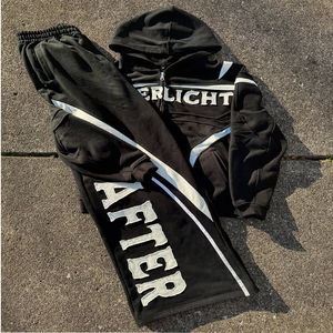 ชุดวอร์ม100% มีฮู้ดและกระดิ่งสำหรับผู้ชายชุดวอร์มผ้าถักลายโลโก้ออกแบบได้ตามต้องการ - Product Image 2