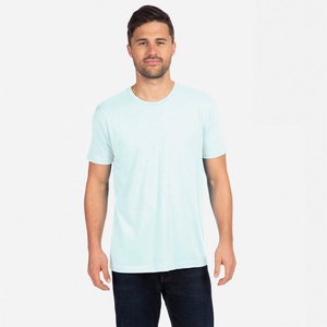 เสื้อยืดเปล่าเสื้อยืดสำหรับผู้ชายเสื้อยืดสกรีนโลโก้สำหรับทุกเพศสไตล์6210 CVC กำหนดได้เอง - Product Image 1