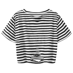 Offre Spéciale personnalisé 100% coton respirant Gym course sport à manches courtes débardeurs pour dames - Product Image 2