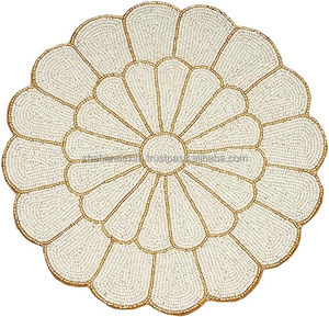 High Quality Handmade Unique Design <b>Snowflakes</b> Decorative Table <b>Placemats</b> at Cheap Price From Indian Manufacturer - Product Image 3