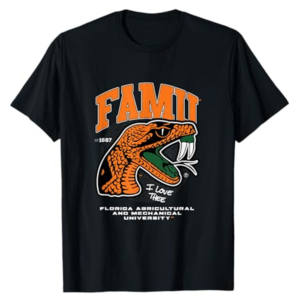 Famu Florida A & M University Black Famu Camisetas - Product Image 1