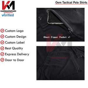 Polo à manches courtes pour hommes Tissu en poly coton doux Résistant aux rides Respirant Fit Casual Wear Polyvalent Polo Tee Office Golf - Product Image 4