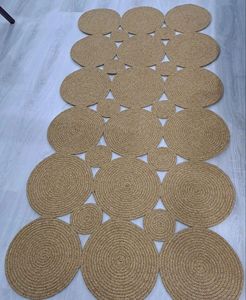 Napperons festonnés en rotin tissé à la main, napperons ronds et sets de table en rotin pour table à manger - Product Image 2