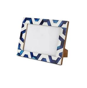 Top Design fait à la main sculpté os incrustation cadre Photo Style animal décoration murale technique polie pour maman-mère perle cadre photo - Product Image 1