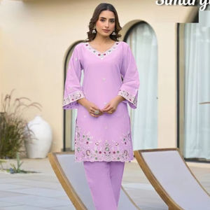 ชุดคอลเล็คชั่นรูปผ้าฝ้ายปักลายสวยงามสำหรับงานปาร์ตี้ฤดูร้อนเสื้อผ้าอินเดียและปากีสถาน - Product Image 1