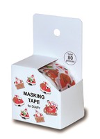 Ruban Washi de Qualité Supérieure Écologique à Motif Père Noël, Découpé à la Forme, Personnalisable, Décoratif Promotionnel, Facilement Détachable