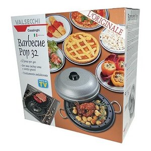 Sartén Eléctrica Antiadherente de Aluminio, Color Gris Oscuro 750326 (32 cm), Diseño Barbecue Pop - Product Image 2