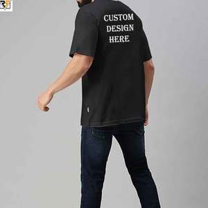 260 GSM Heavy Weight <b>Box</b> Fit 100% Cotton <b>Drop</b> Shoulder Oversized Cropped Boxy T Shirts for Men Blank Cotton Street Wear Tshirt - Product Image 3