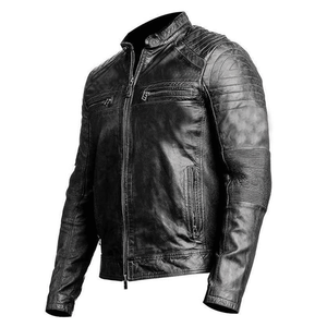 Chaqueta de moto de piel de cordero auténtica Unisex para aventuras de turismo y carreras de talla grande transpirable y resistente al viento - Product Image 3