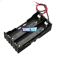 Beilamoo BH-18650-1P Tempat Baterai Lithium 18650 3.7V DC Berkualitas Tinggi 1P Bahan ABS/ABS+PC untuk Peralatan Rumah Tangga