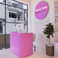 Vitrine de présentation de luxe pour maquillage et parfums avec éclairage LED - Meuble de présentation personnalisable pour les magasins de détail