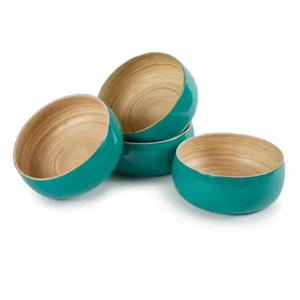 Bol à salade moderne de taille personnalisée en bambou filé écologique le plus vendu pour la maison, le restaurant fait à la main au Viet Nam, vente en gros - Product Image 6