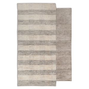 Tapis en laine tissé à la main bleu contour, classique, rayé, rectangulaire, pour la décoration de la maison, du salon, HWL-446, nouveau style - Product Image 1