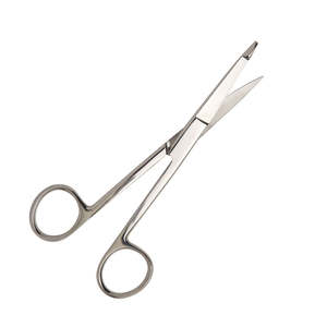 Ciseaux à pansements en acier, manuels, certifiés CE, tailles 5,5 pouces et 8 pouces, droits/courbes, porte-aiguilles chirurgical réutilisable médical - Product Image 6