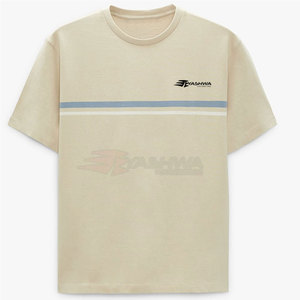 T-shirt surdimensionné pour homme - Design de logo personnalisable sur le devant, col rond, toucher doux, mélange polyester/coton, séchage rapide, respirant - Product Image 3