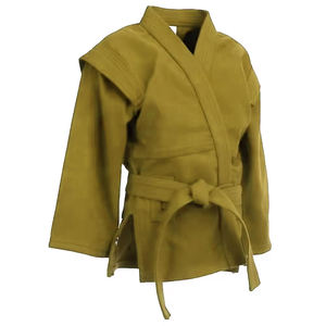 Uniforme de Karate al por Mayor de Alta Calidad, Chaqueta y Pantalones Cortos Transpirables de Secado Rápido de Poliéster/Algodón, Embalaje Personalizado - Product Image 2