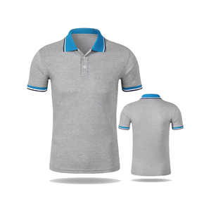 Polo FR personalizado de algodón puro negro 2024 bordado de alto peso mejor venta de Color sólido en Pakistán 2024 - Product Image 5