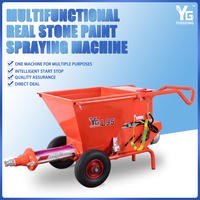 Mastic ciment mélangeur béton pulvérisateur mortier airless pulvérisation plâtre machine ignifugation enduit mur peinture rendu machine CE