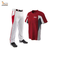 Les uniformes de baseball les plus populaires Concevez votre propre logo Uniformes de baseball Uniformes de baseball pour hommes en matériaux solides