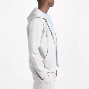 Vente en gros de polo à capuche de haute qualité avec logo en relief à la mode sweat-shirt à capuche zippé décontracté et lourd pour hommes fabrication - Product Image 1