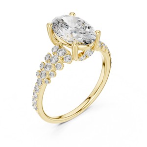 2.0ct Brilliant Cut Moissanite <b>Solitaire</b> <b>Ring</b> 925 Sterling <b>Silver</b> Rhodium Plated Halo Bridal Engagement Wedding Anniversary Fine - Product Image 6
