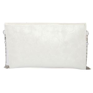 Bolso de mano elegante para mujer (K-2078) - Blanco - Product Image 3