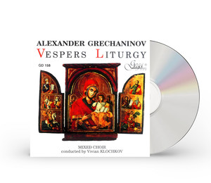 La Liturgia de las Vesperas de Alexander Grechaninov, un Tesoro Sagrado Ortodoxo [Álbum en CD] - Product Image 1