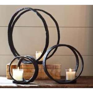 Lanterne en fer rustique en métal noir attrayant avec finition dégradée et panneaux de verre transparent pour décor de Pâques - Product Image 3