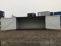 Multi Side Door <b>Open</b> Portable Dry <b>Storage</b> <b>Units</b> 20ft & 40ft 4 Door Side Opening Shipping Containers For Sale - Product Image 2