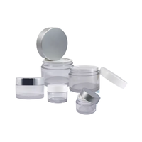 Série EQ – Pots cosmétiques ronds en PET écologique avec couvercle à vis, recyclés, formats 15ml/30ml/50ml pour soins de la peau, crème contour des yeux, lotion