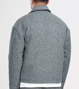 2026 Wholesale High Quality Mens Heavyweight <b>Fleece</b> Jacket Stand Collar Pullover Winter Workout Full Zip Unisex - Product Image 4